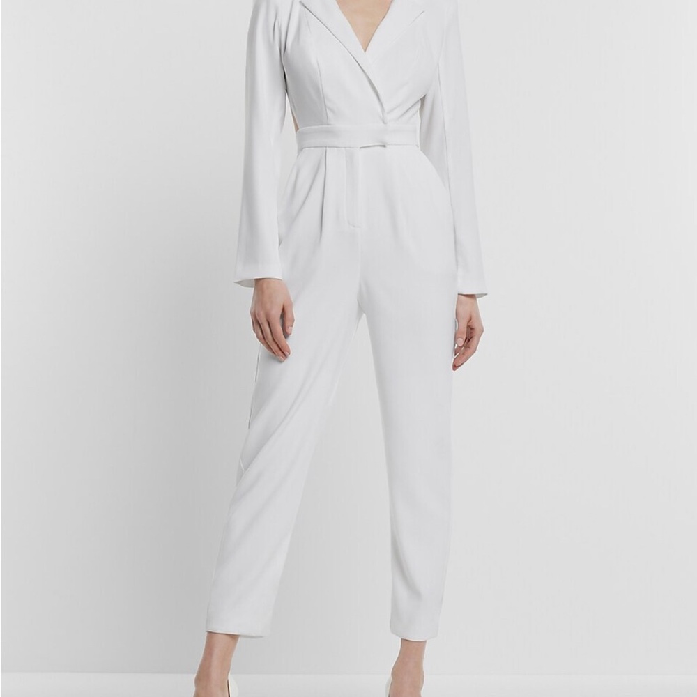 🎁 Express wedding day White Jumpsuit 6